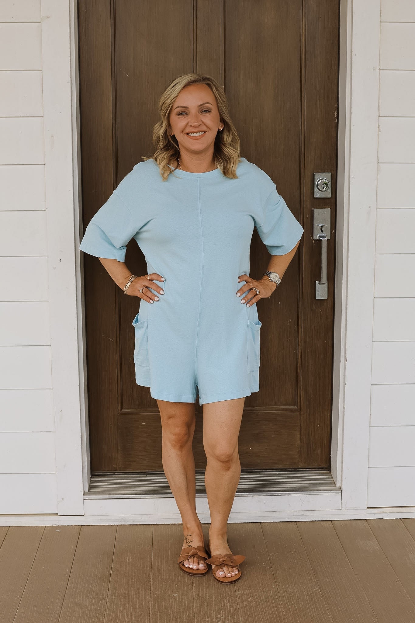 Comfy Romper - Blue