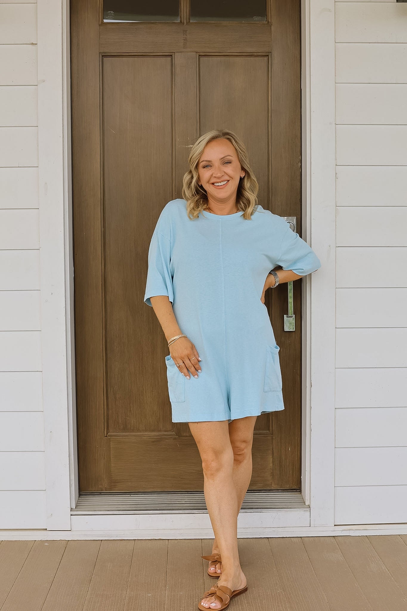 Comfy Romper - Blue