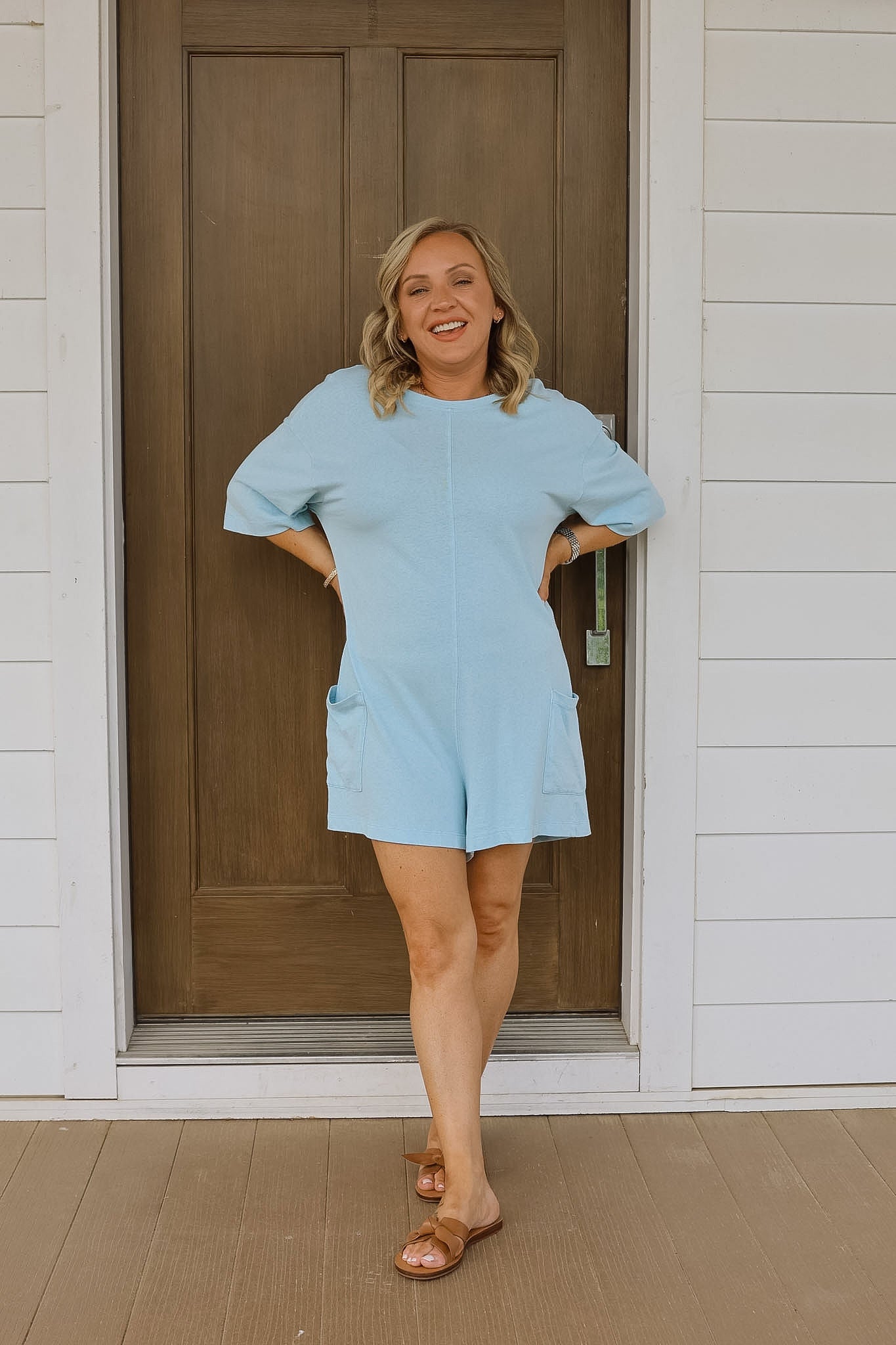 Comfy Romper - Blue