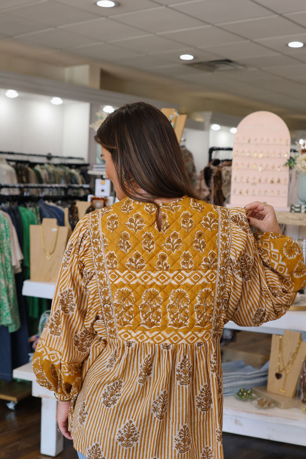 Alys Blouse - Mustard