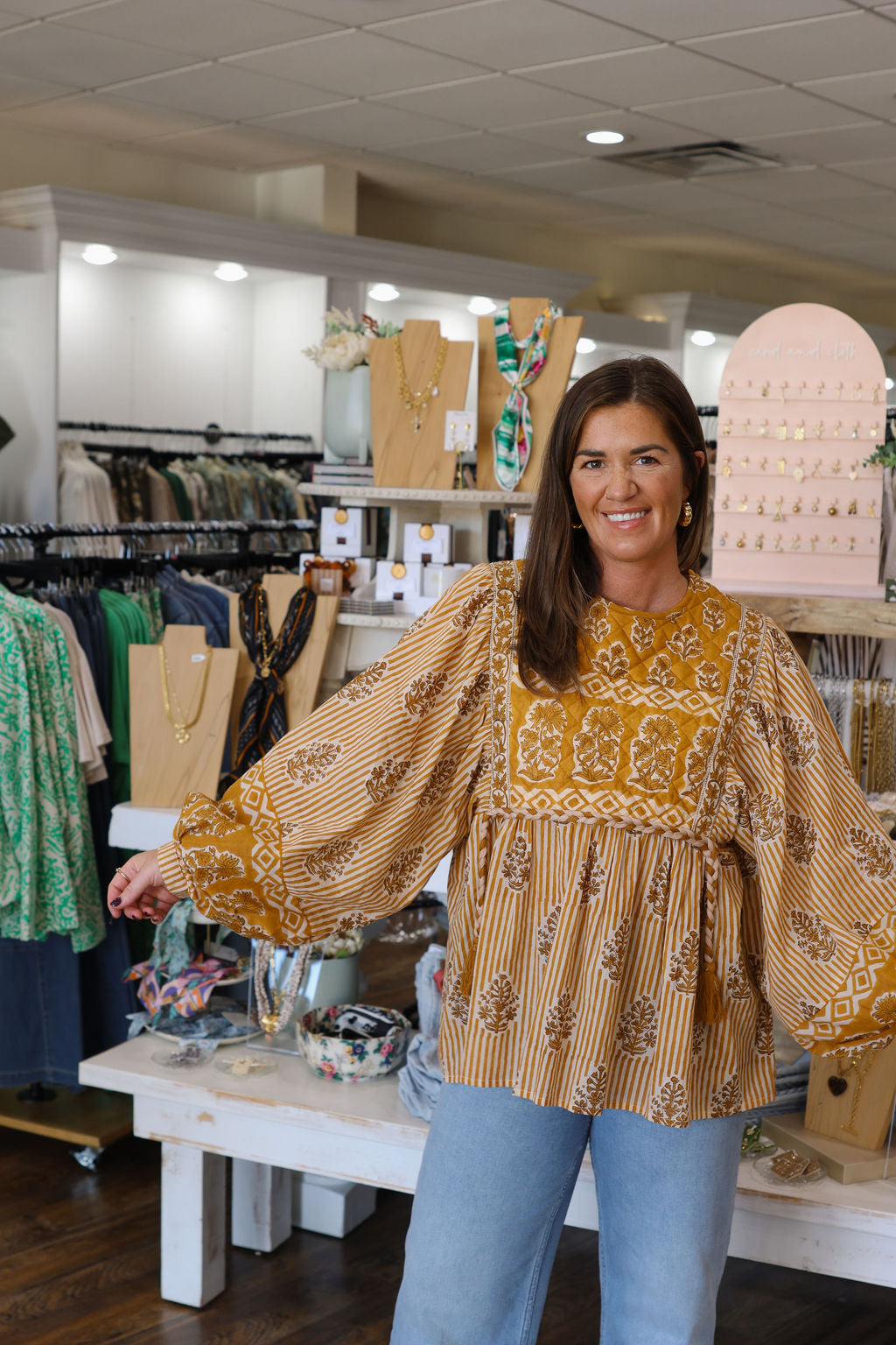 Alys Blouse - Mustard