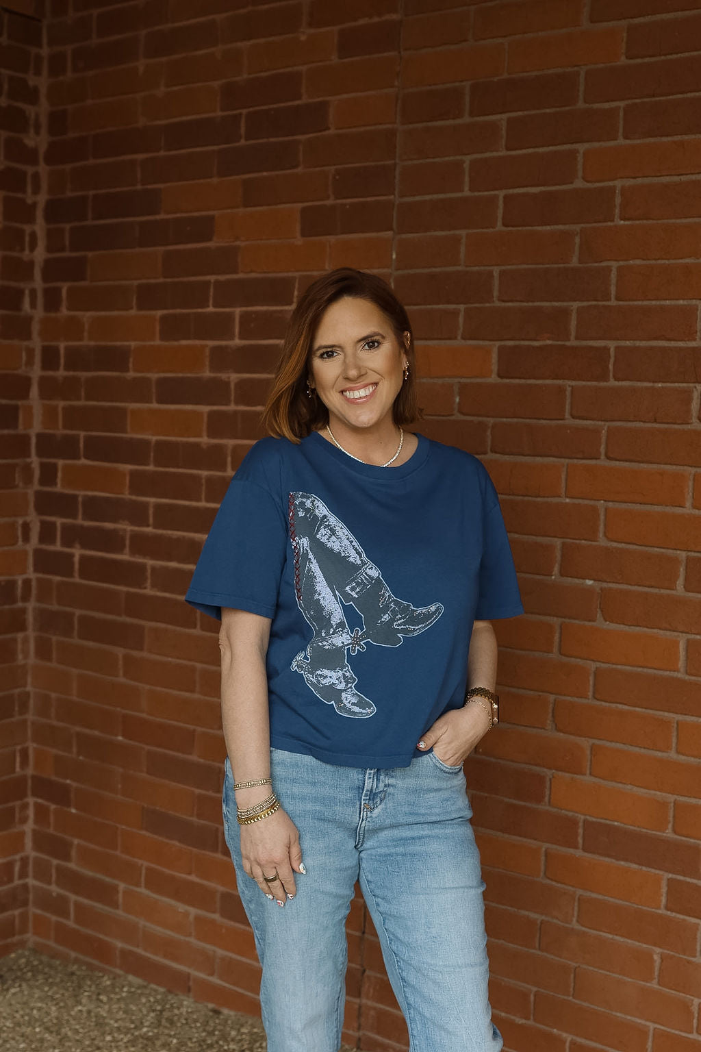 Spur Wide Boy Tee - Navy