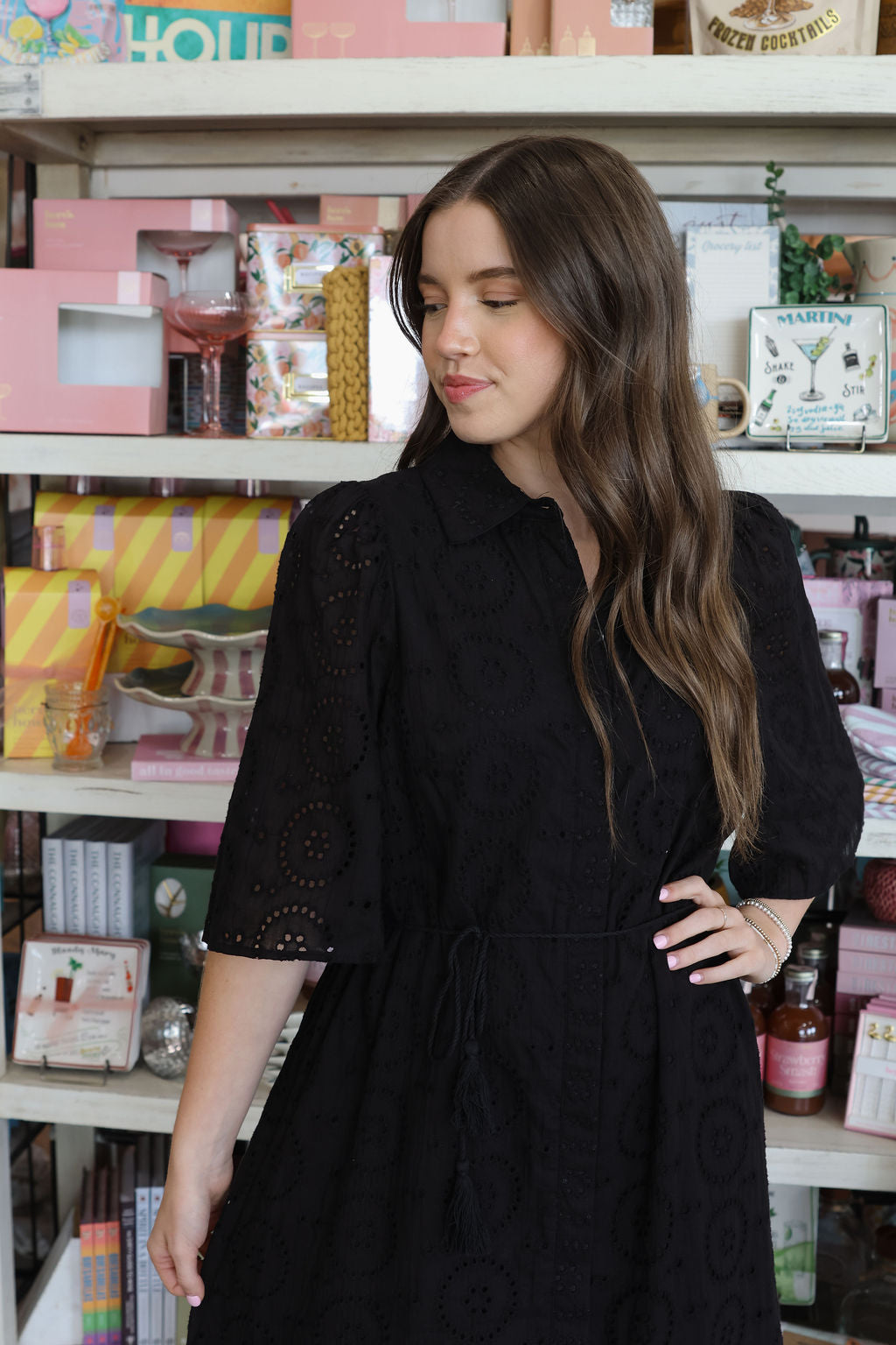 Elizabeth Eyelet Maxi Dress