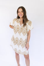 Ollie Ornate Print Dress