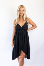 Gipsy Hi-Lo Dress - Black