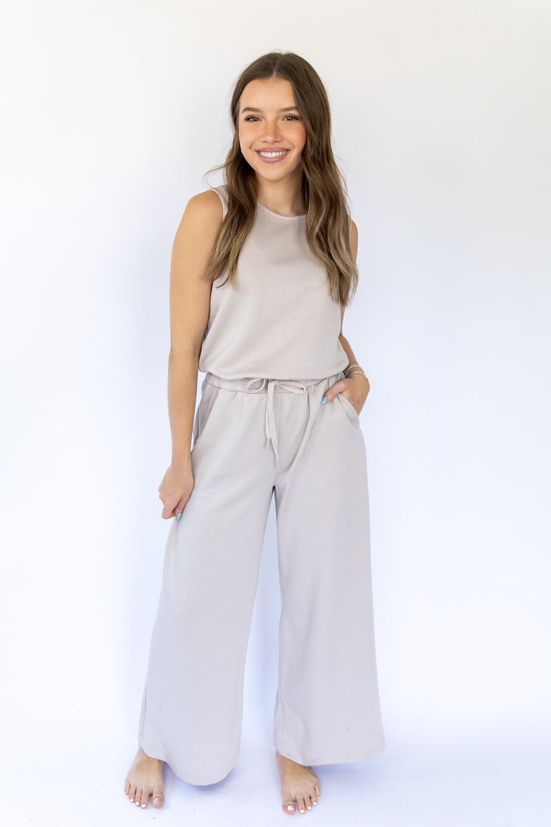 Jaxton Jumpsuit- Bone