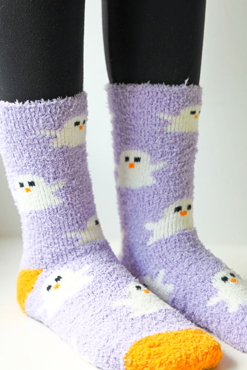 Boo-gie Fall Cozy Crew Socks