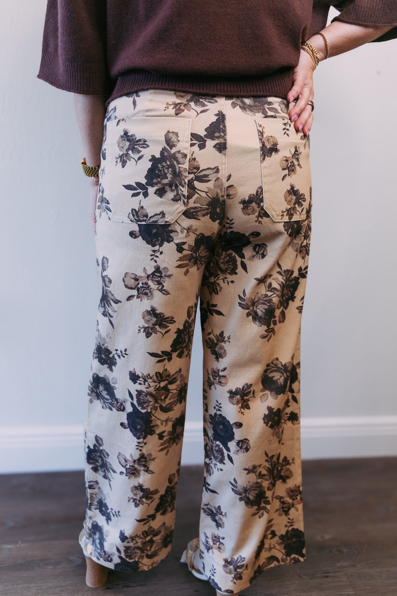 Floral Ankle Flare Pant
