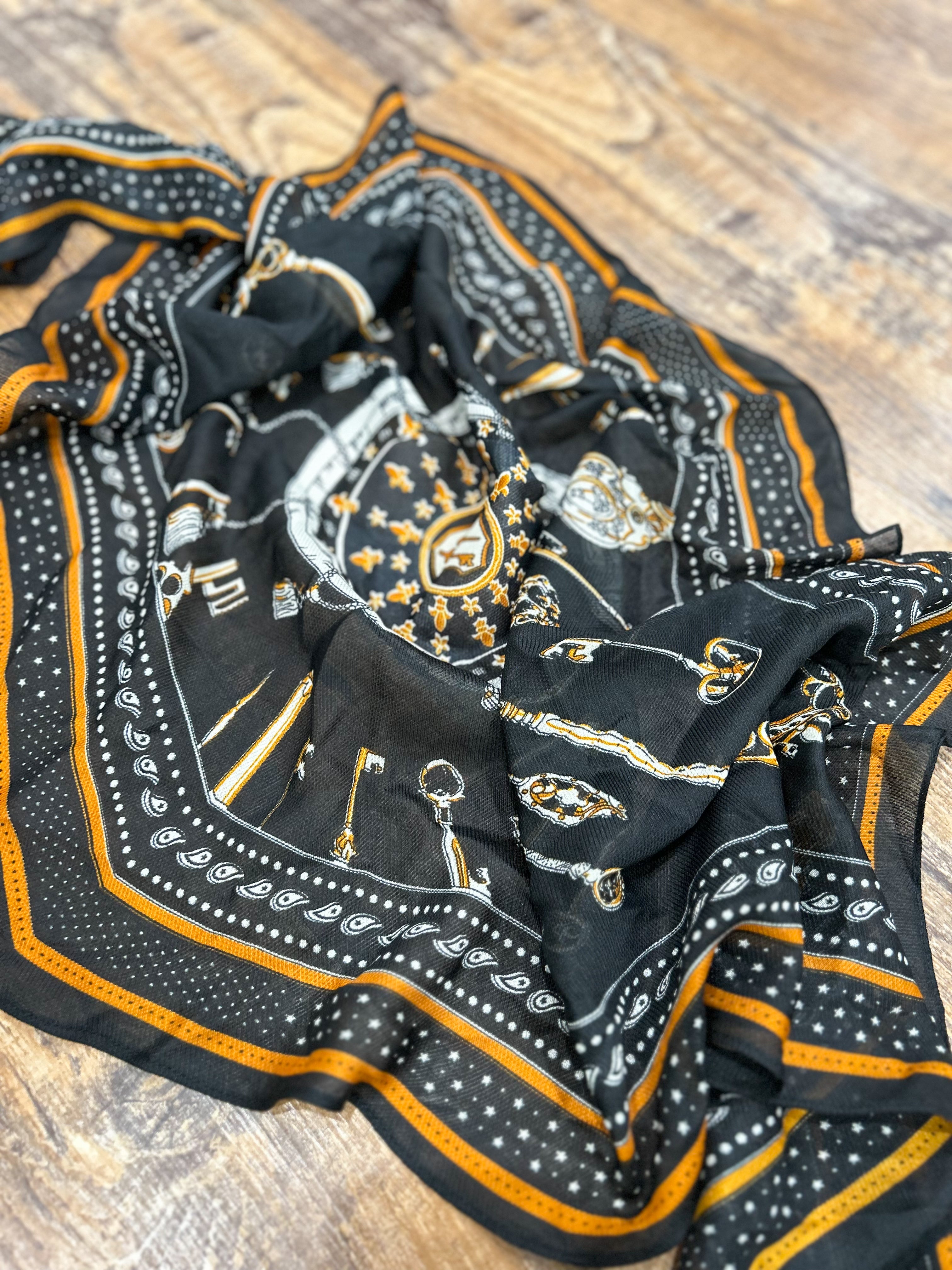 Vintage Key Scarf