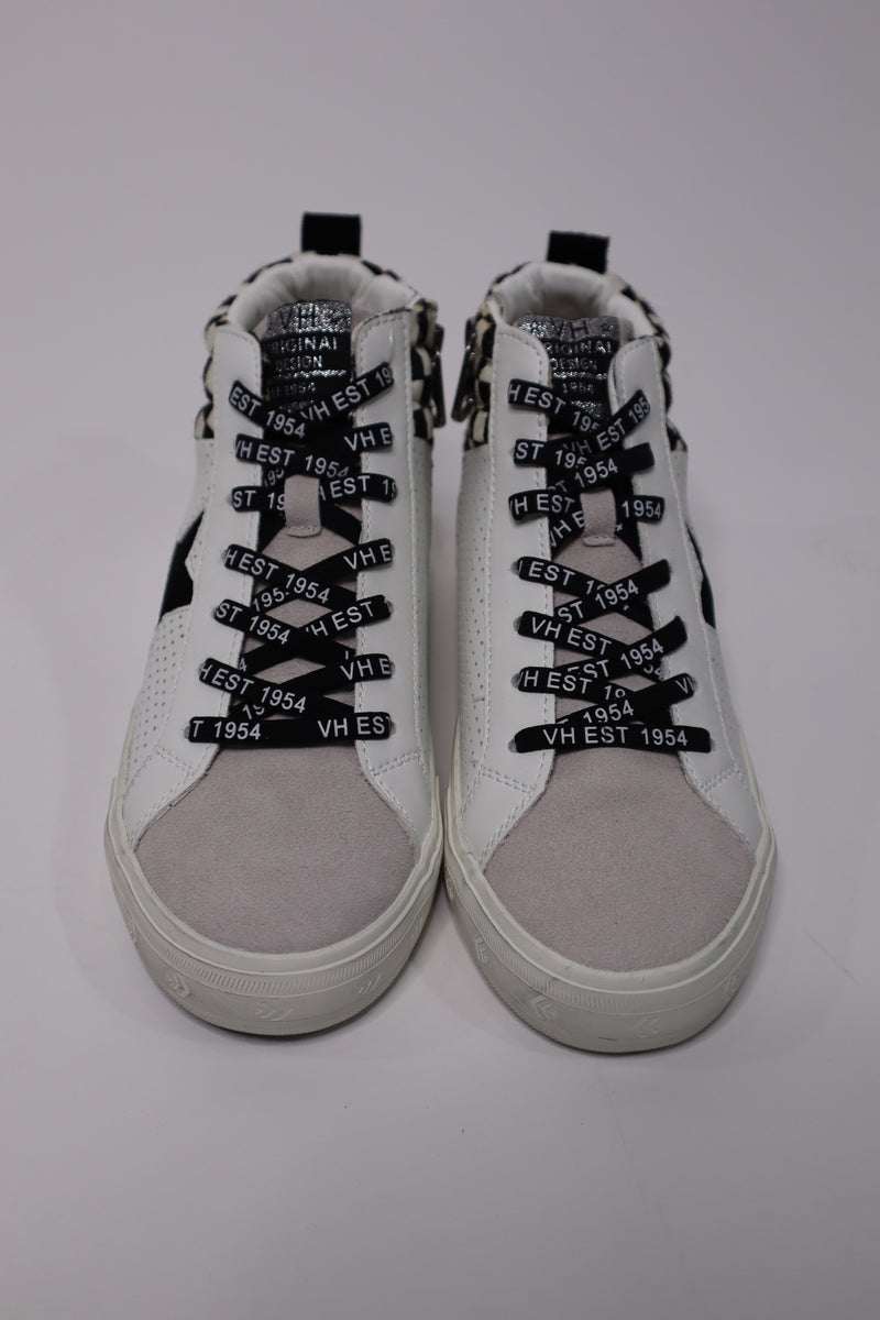 Lester Checkered High Top Sneakers
