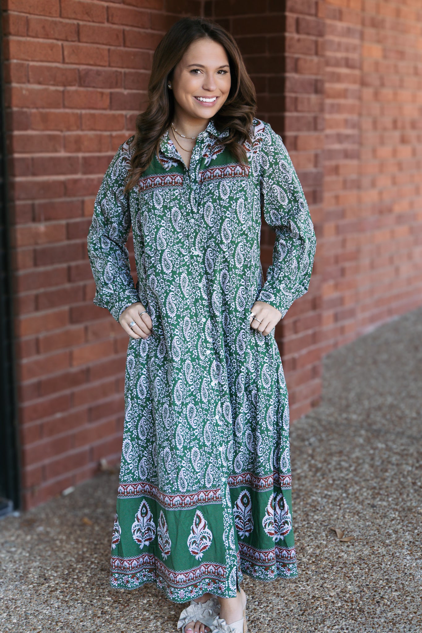 Neriah Maxi Dress - Forest