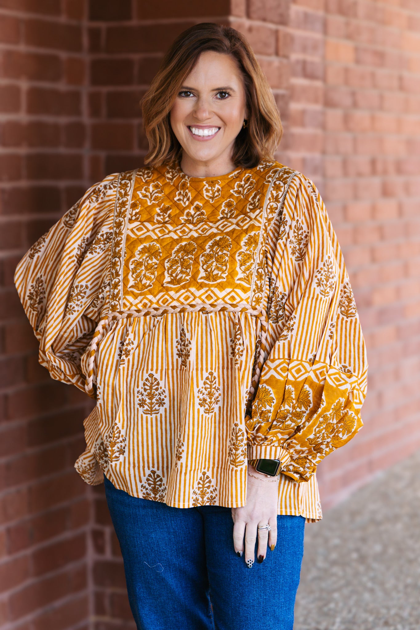 Alys Blouse - Mustard