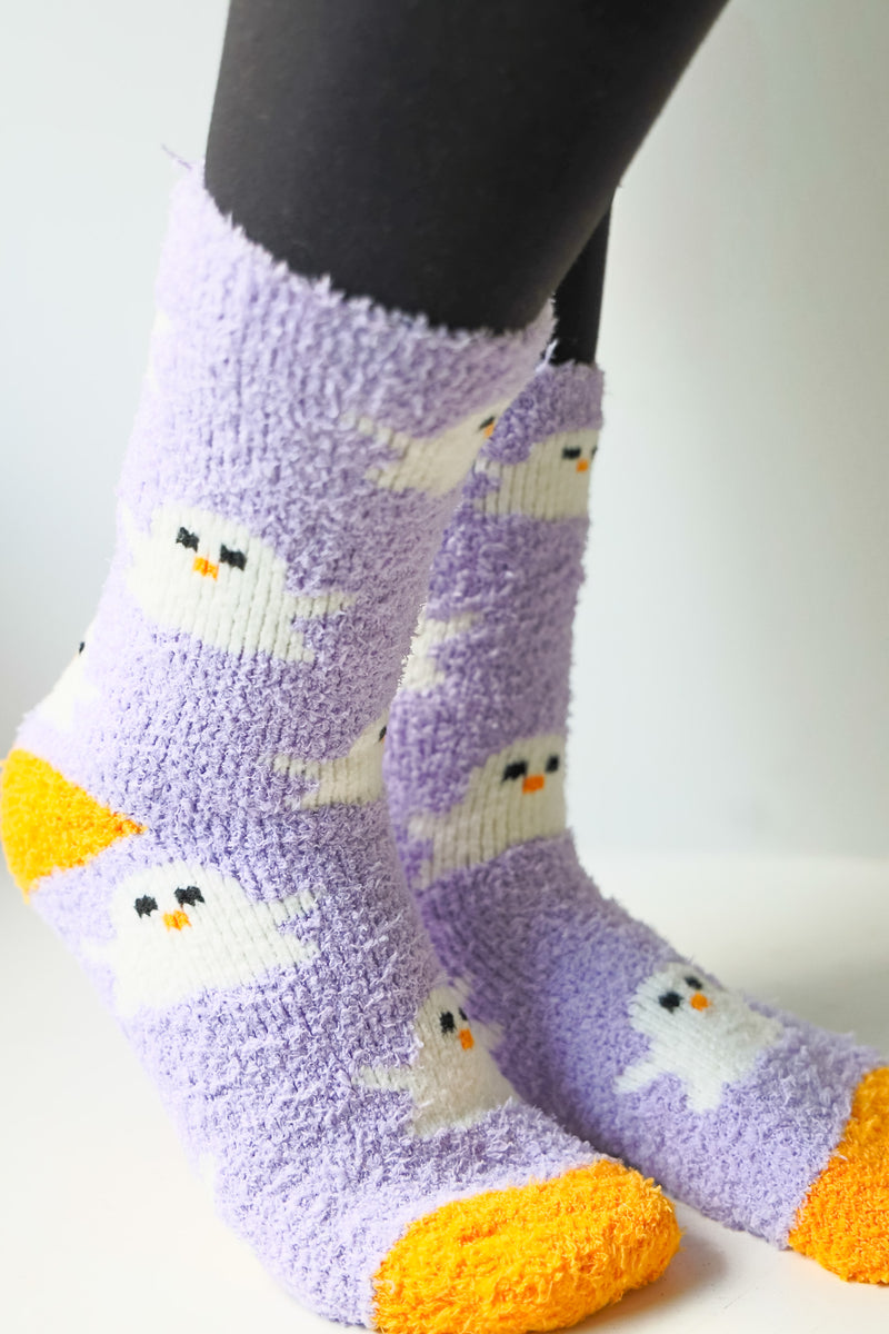 Boo-gie Fall Cozy Crew Socks