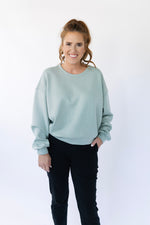 Pike Crop Pullover - Sage