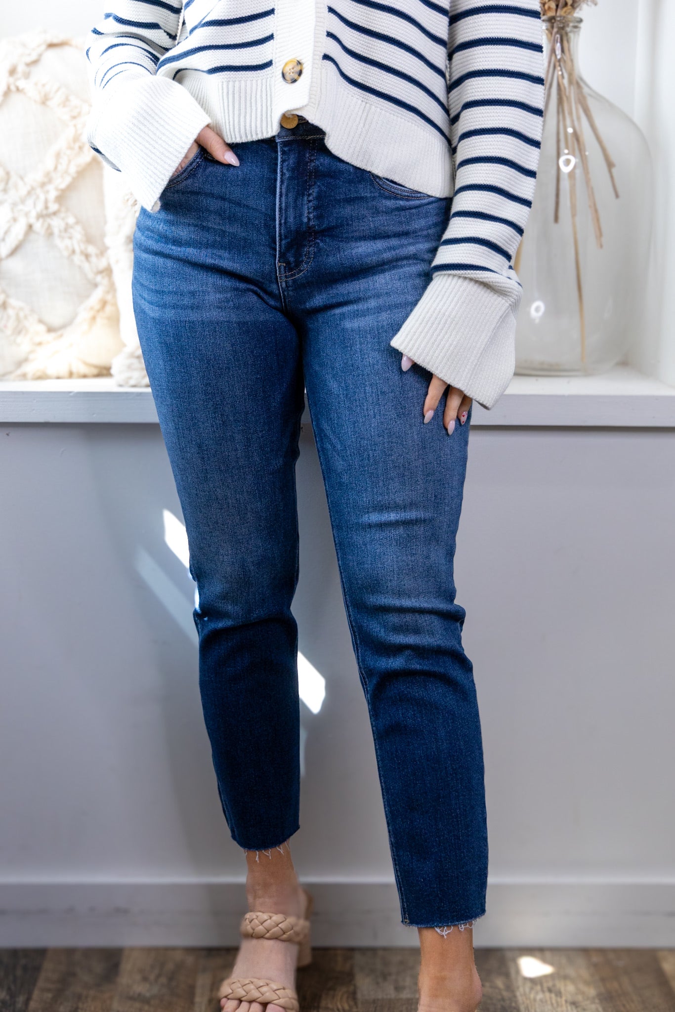 [KUT] Rachael High Rise Fab Ab Mom Jean - Explore