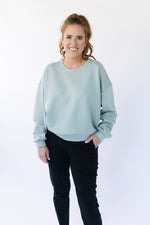 Pike Crop Pullover - Sage