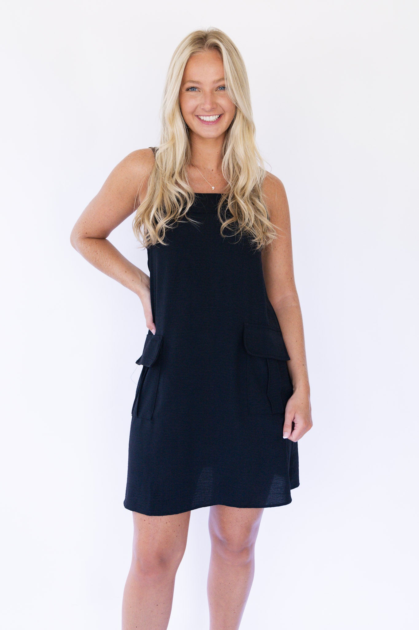 Airflow Cargo Dress - Black