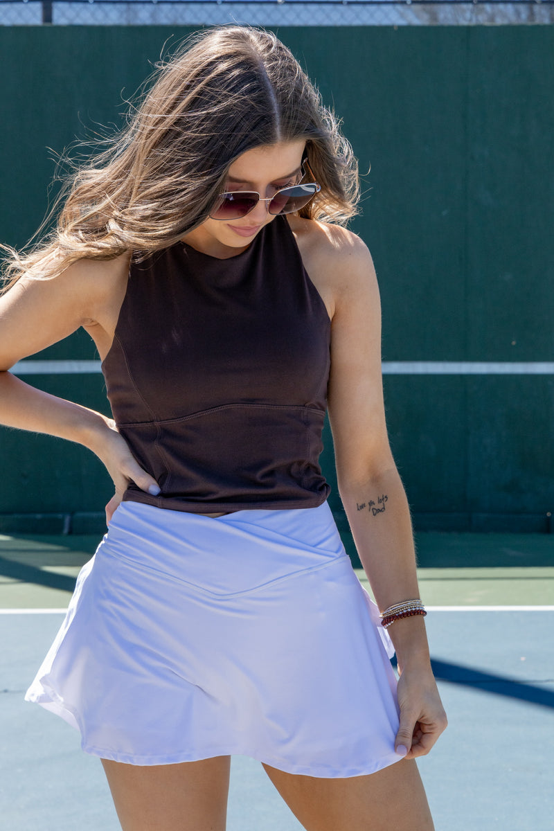 Giselle Crop Tank - french press