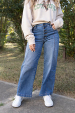 [KUT] Meg High Rise Wide Leg Jeans - Lightning