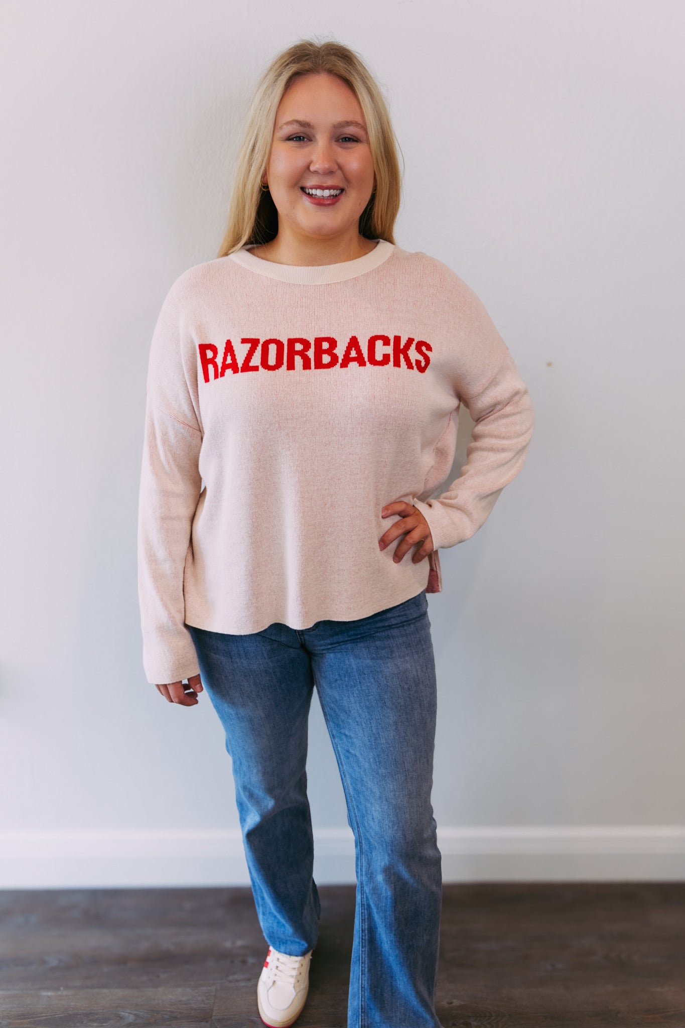 Razorbacks Everyday Relaxed Knit Crewneck