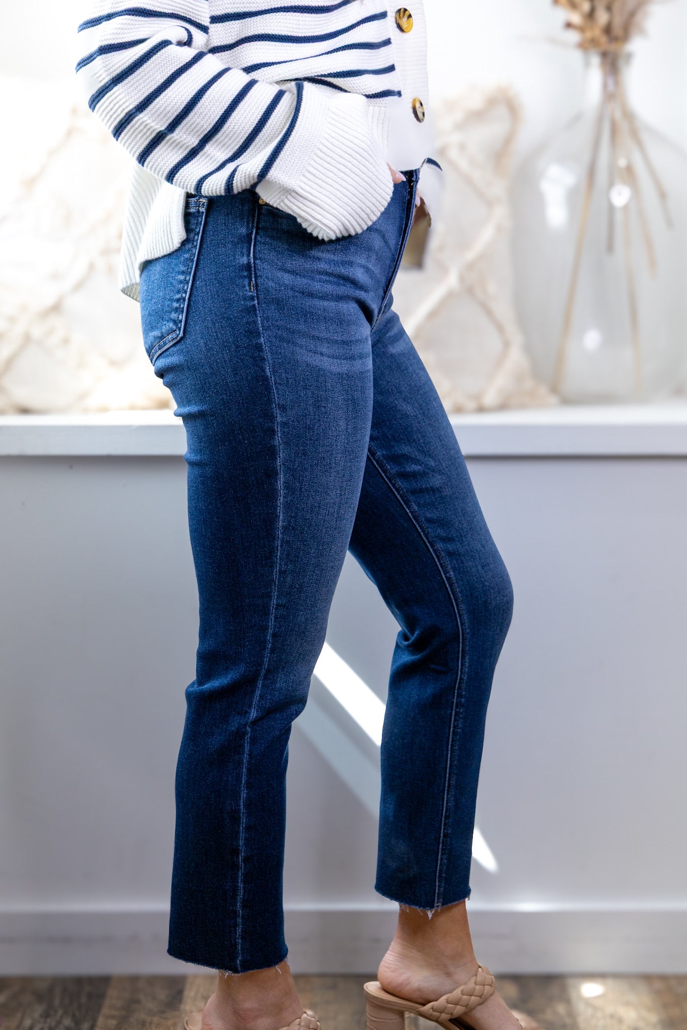 [KUT] Rachael High Rise Fab Ab Mom Jean - Explore