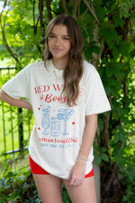 Red, White, & Boozy Tee - Ivory