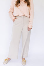 Denali High Rise Wide Leg Pant - Moonstone