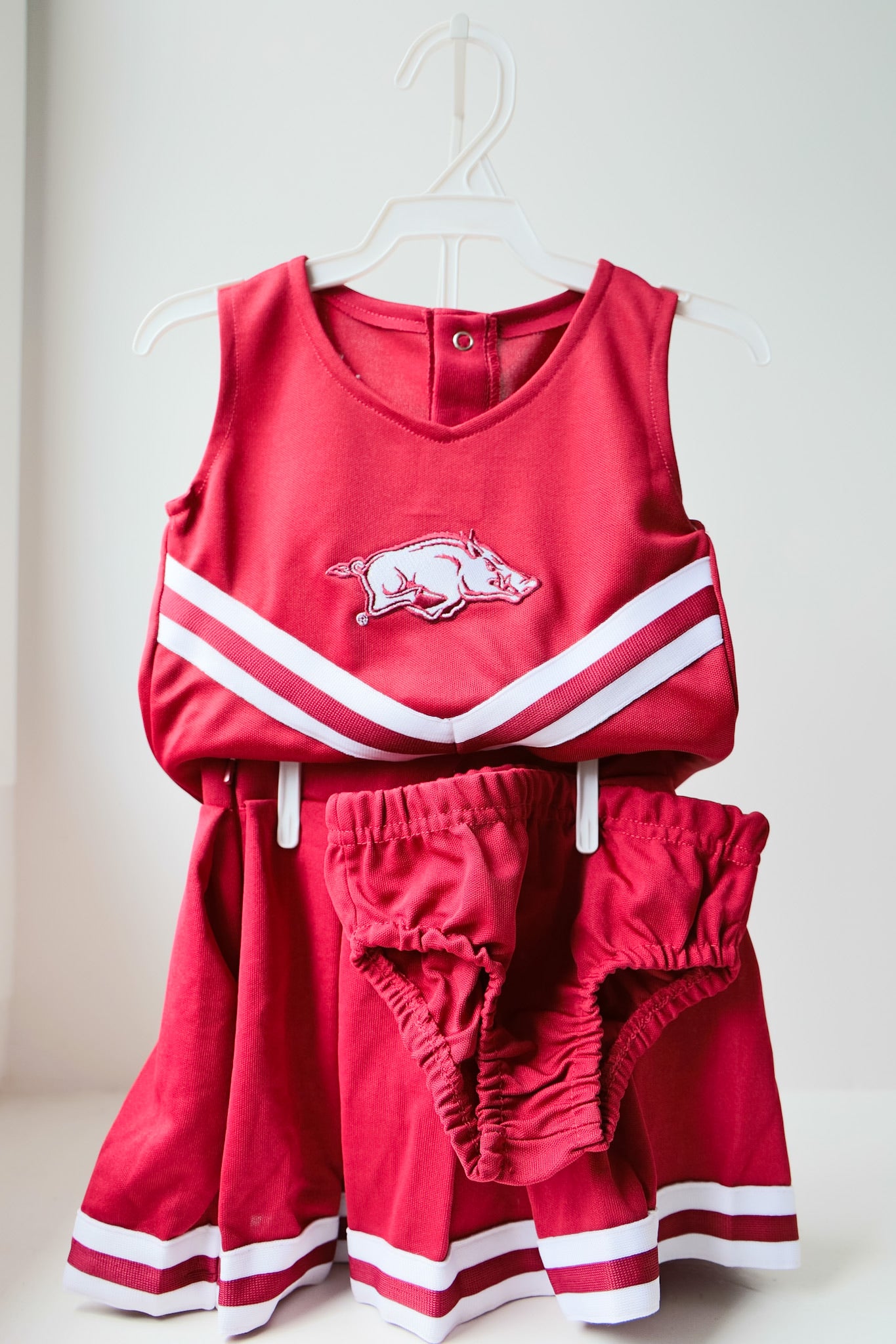 Arkansas Razorback Cheer Uniform