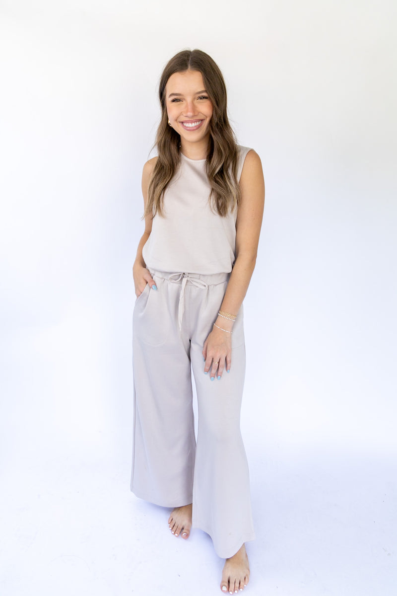 Jaxton Jumpsuit- Bone