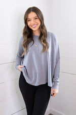 Devon Sweater - Heather Grey