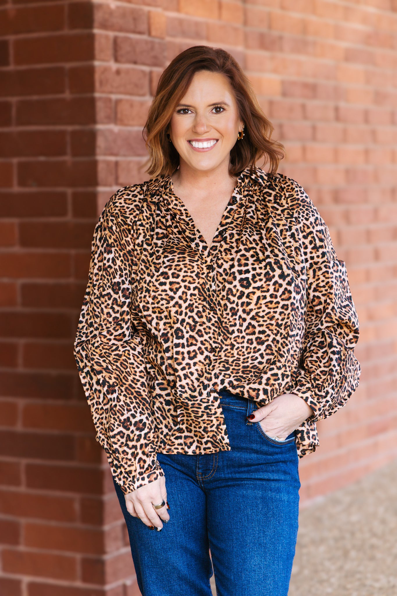 [Dear John] Benedict Novelty Shirt - Leopard Safari