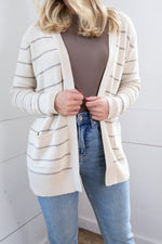 Angela Striped Cardigan