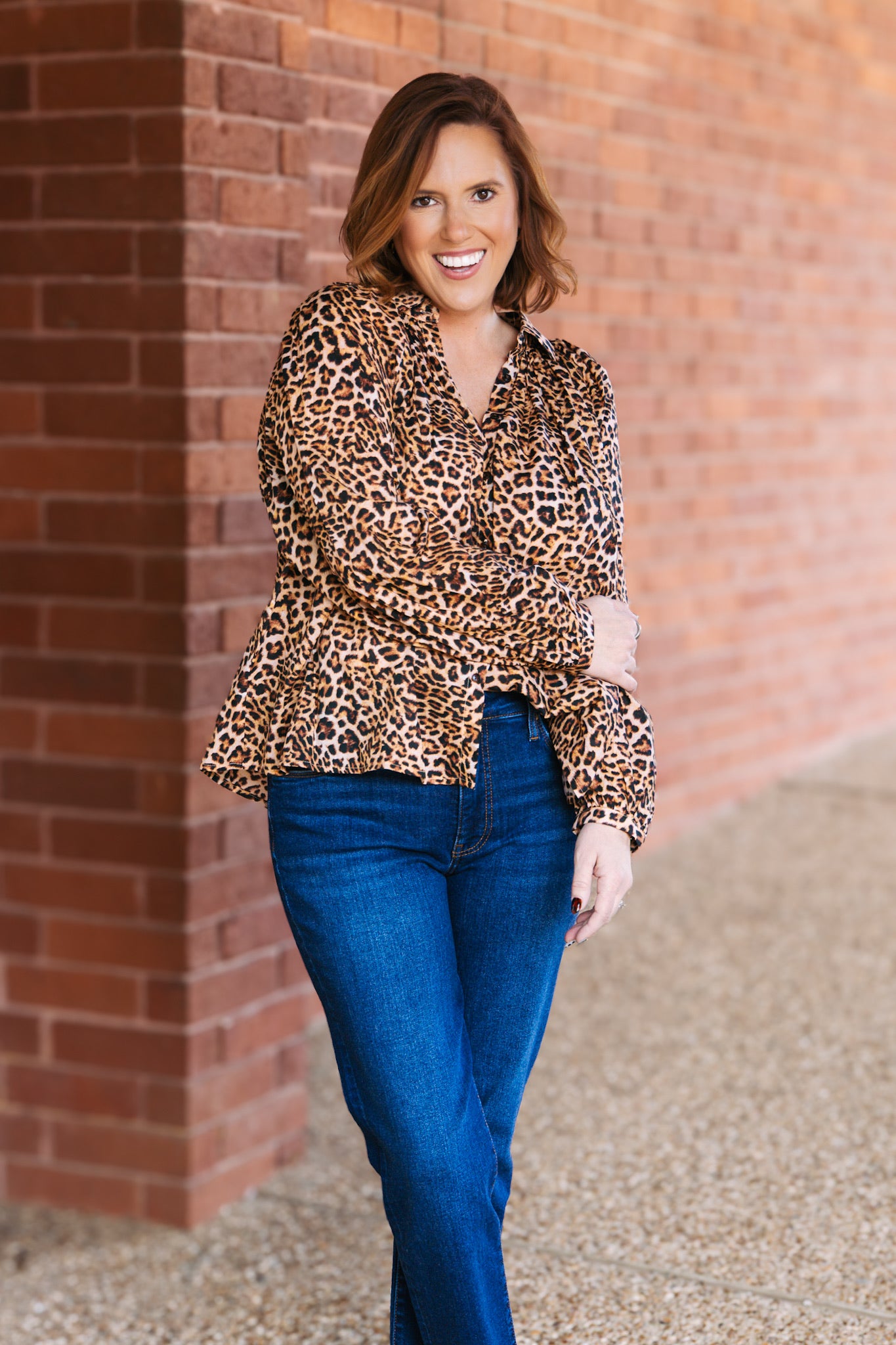 [Dear John] Benedict Novelty Shirt - Leopard Safari