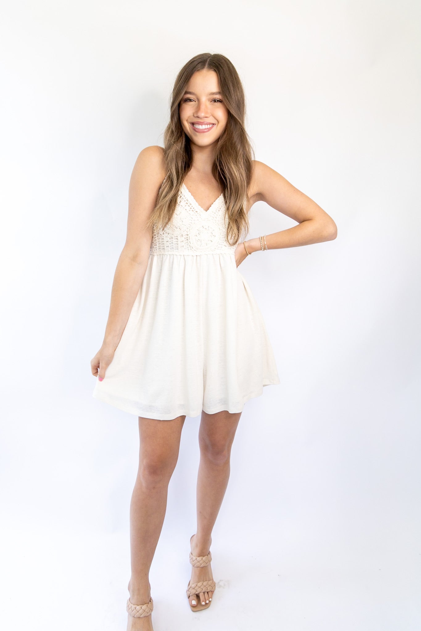 Amalfi Spaghetti Strap Romper