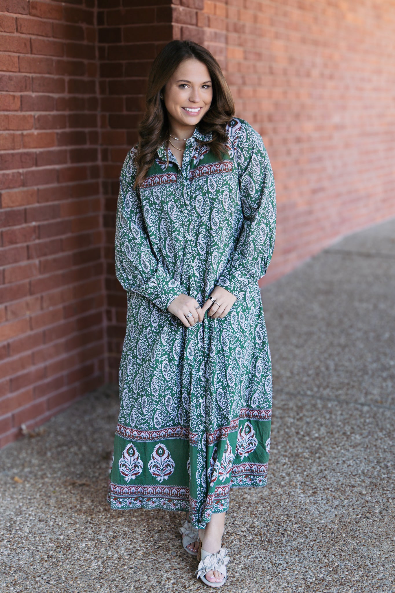 Neriah Maxi Dress - Forest