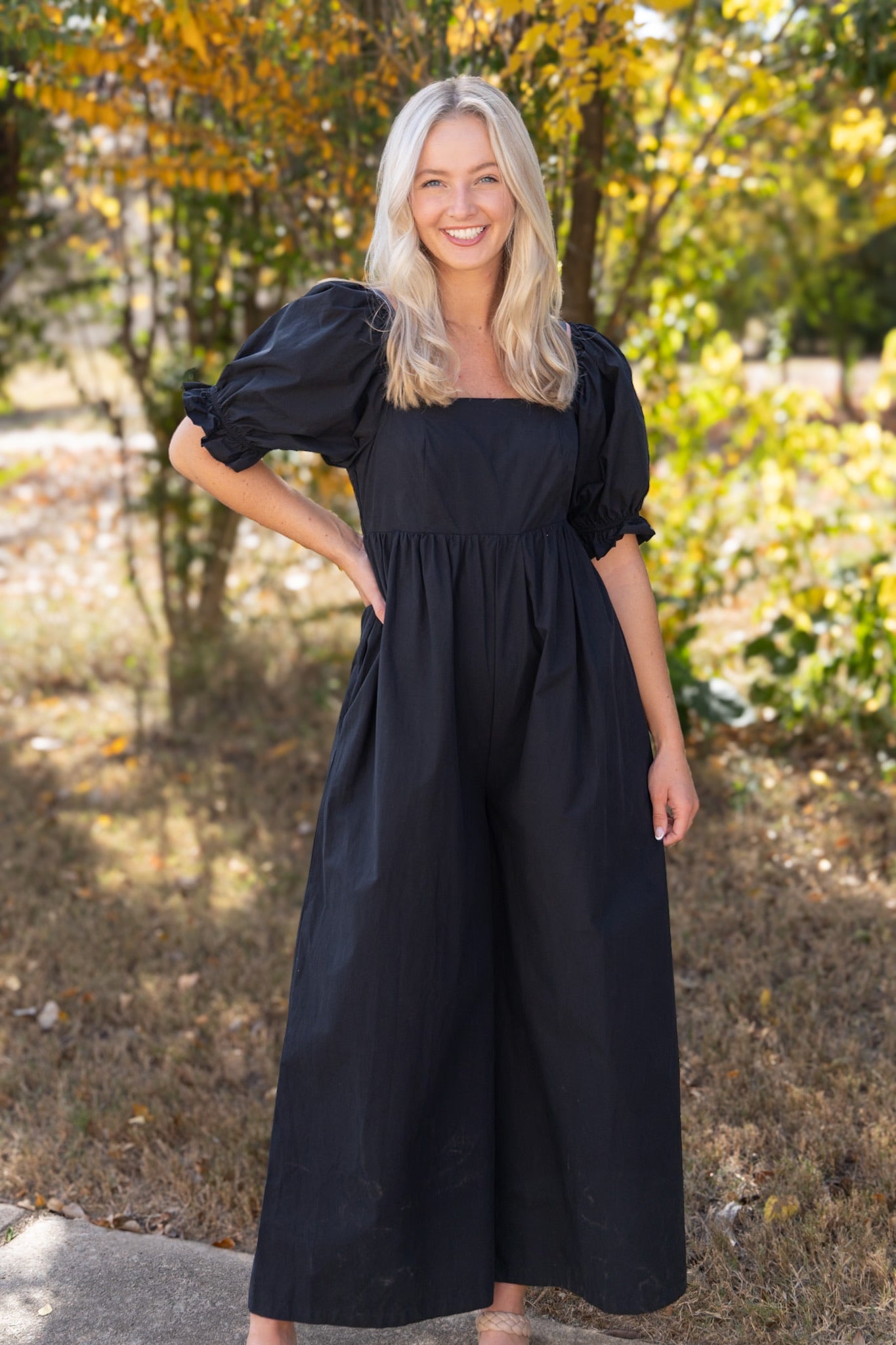 Presley Puff Sleeve Jumpsuit