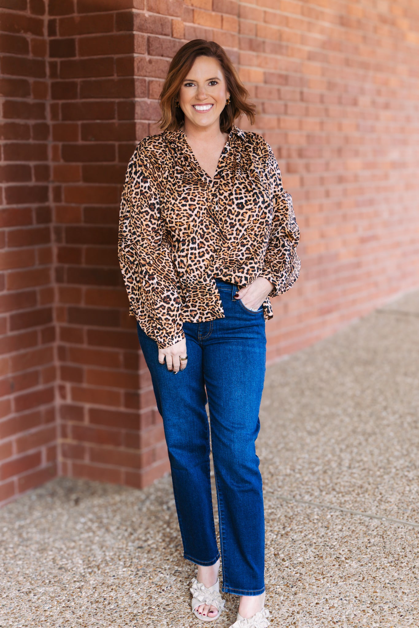 [Dear John] Benedict Novelty Shirt - Leopard Safari