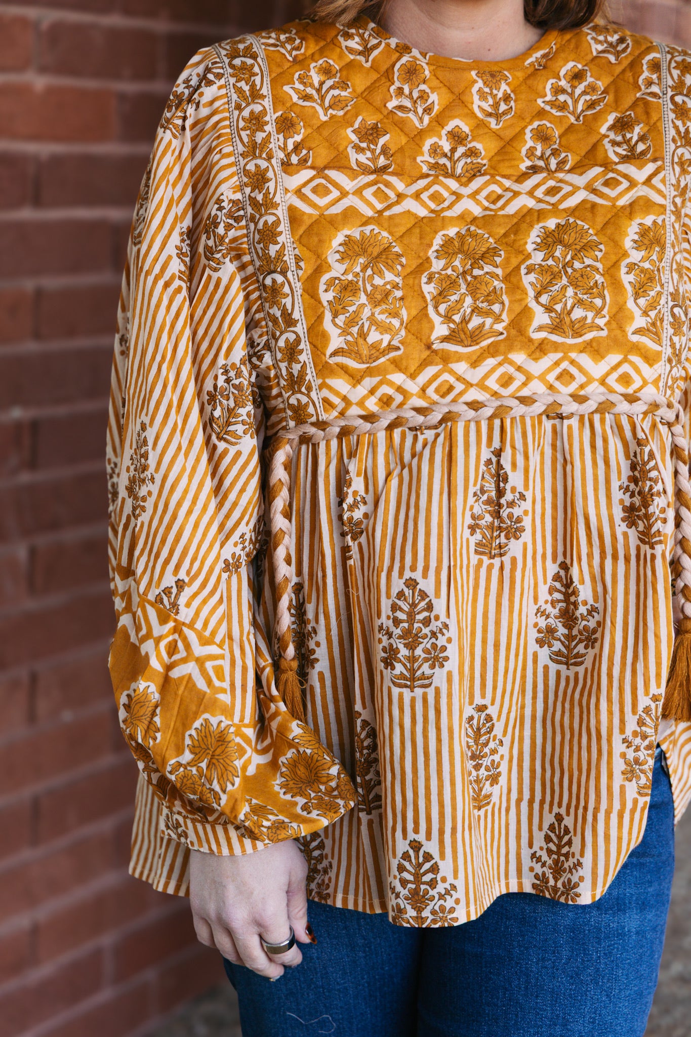 Alys Blouse - Mustard