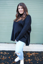 PLUS Elana Turtleneck Sweater - black