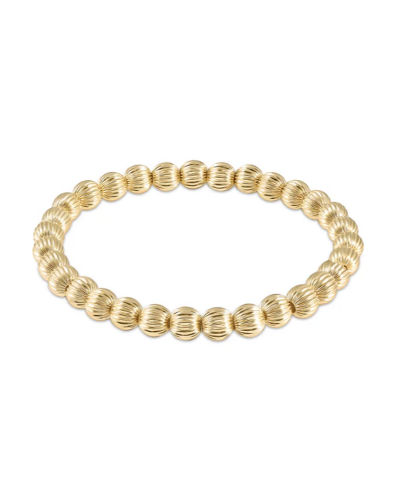 Dignity Gold 6mm Bead Bracelet