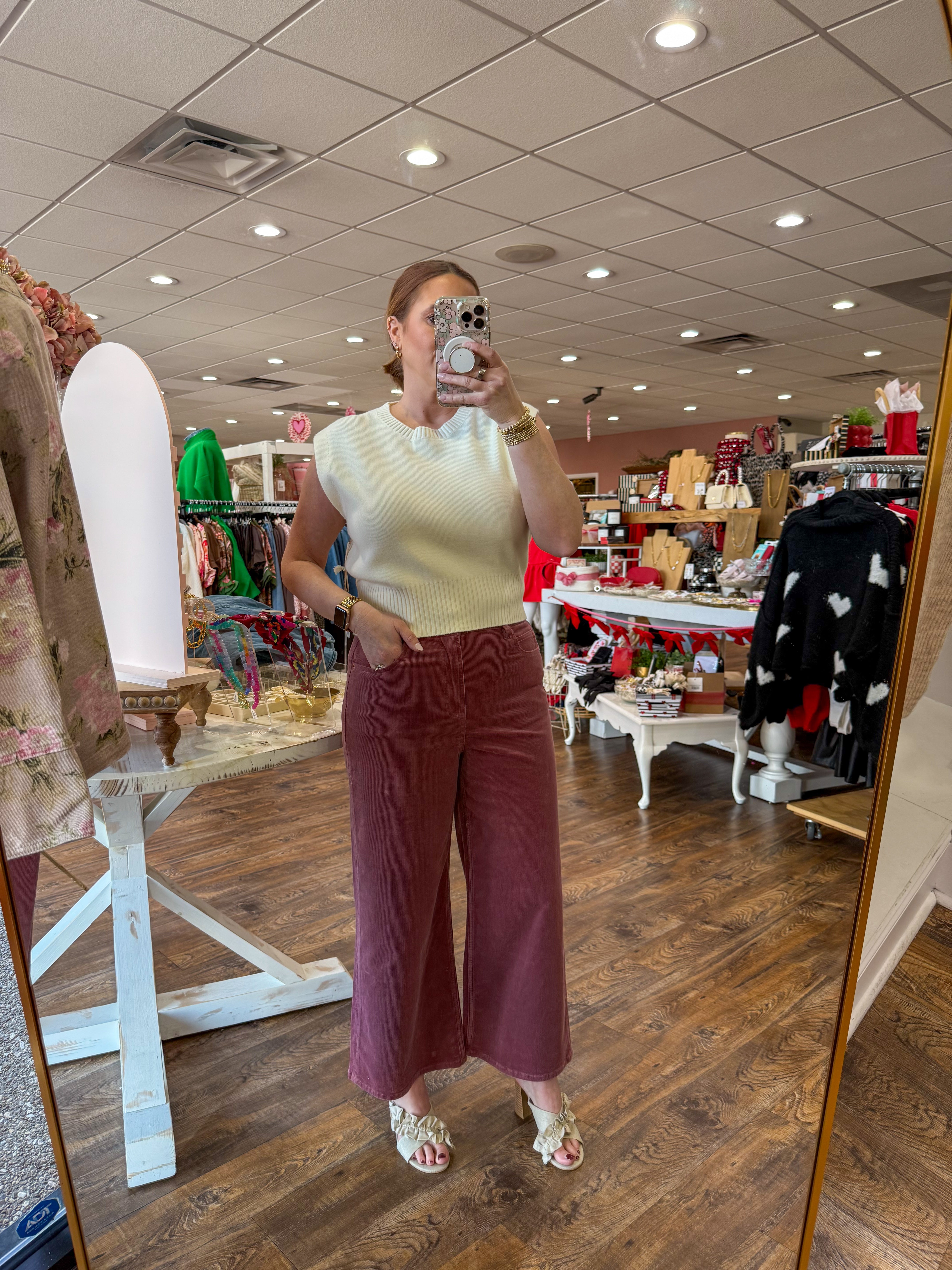 [Dear John] Audrey Wide Leg Jean - Lilas