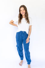 [Dear John] Sandy Super High Rise Ankle Trouser Pant - Blueberry