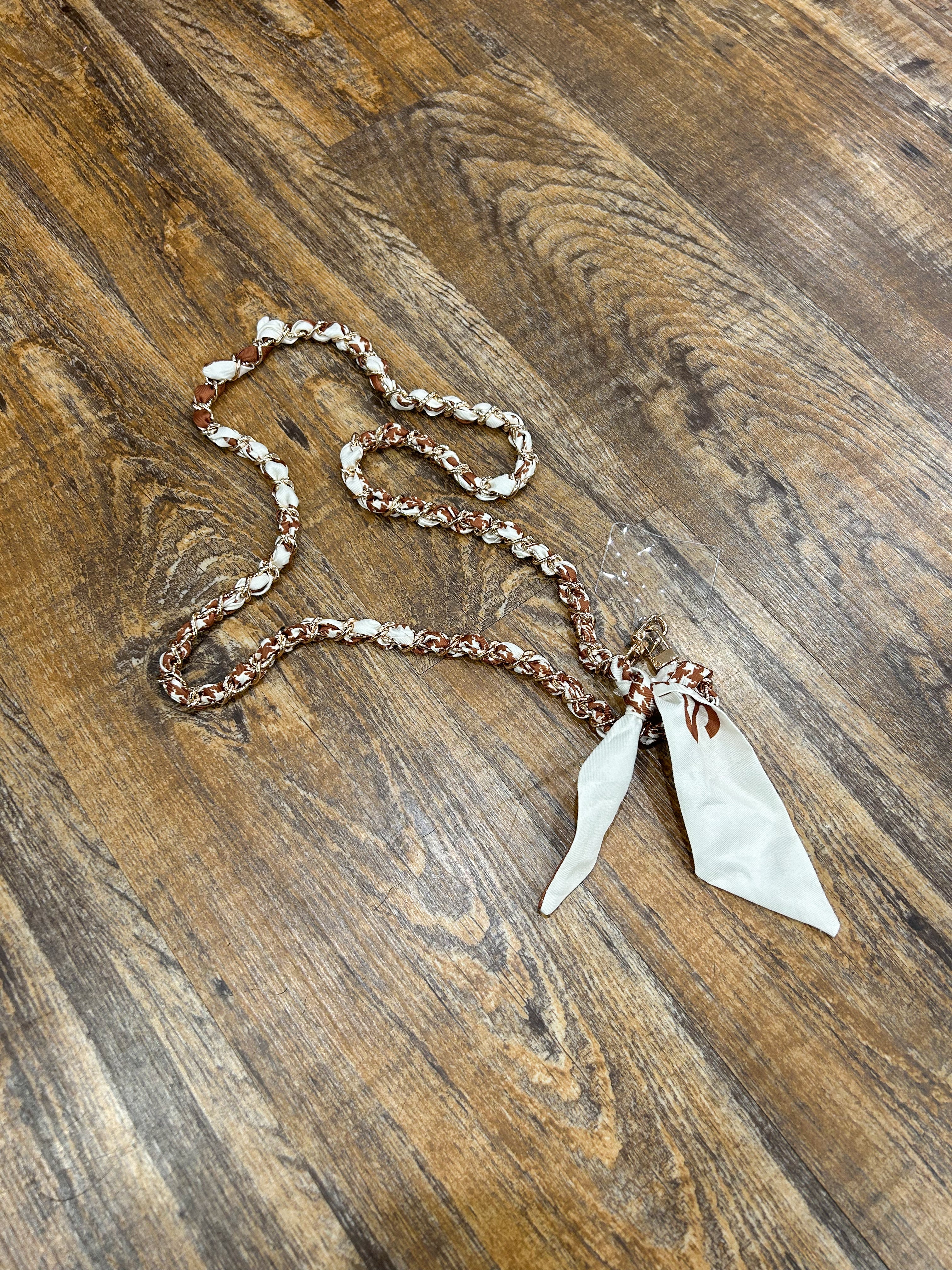 Crossbody Phone Chain - Brown