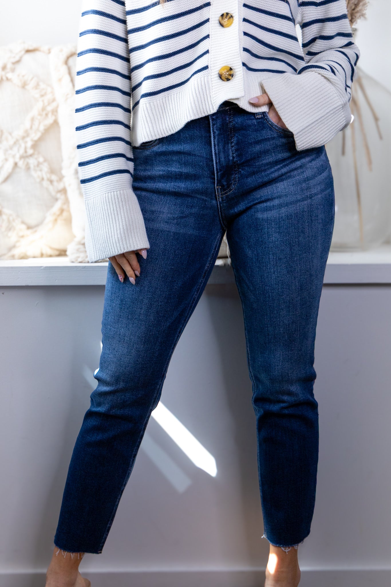 [KUT] Rachael High Rise Fab Ab Mom Jean - Explore