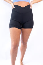 Rocking It Biker Shorts- Black