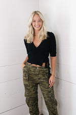 [Dear John] Sandy Super High Rise Ankle Trouser Pant - Hunter Camo