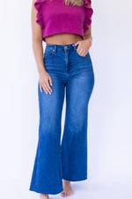 [Dear John] Fiona Super High Rise Wide Leg Jean - Violet Blue