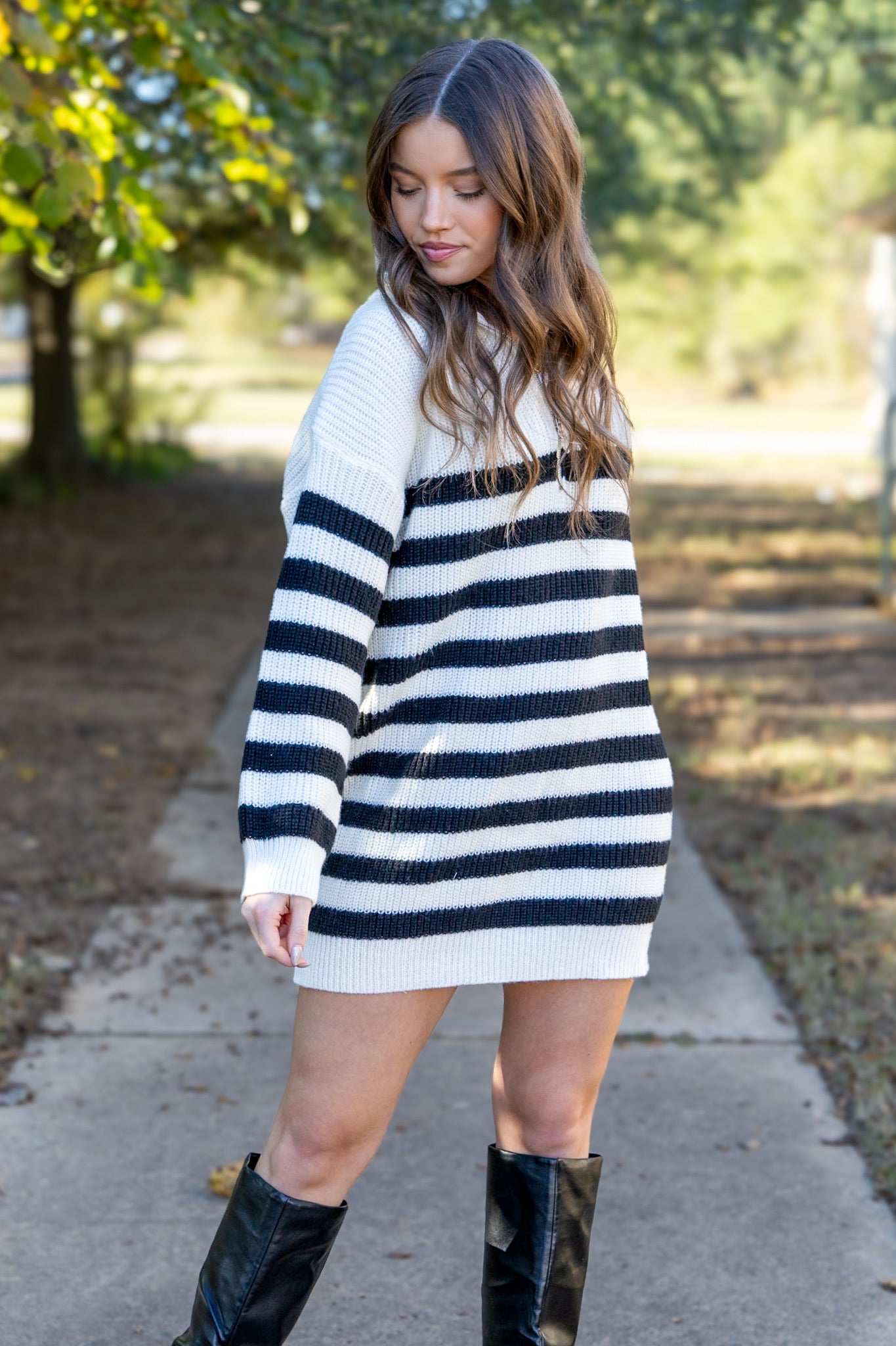 Saint Striped Sweater Dress