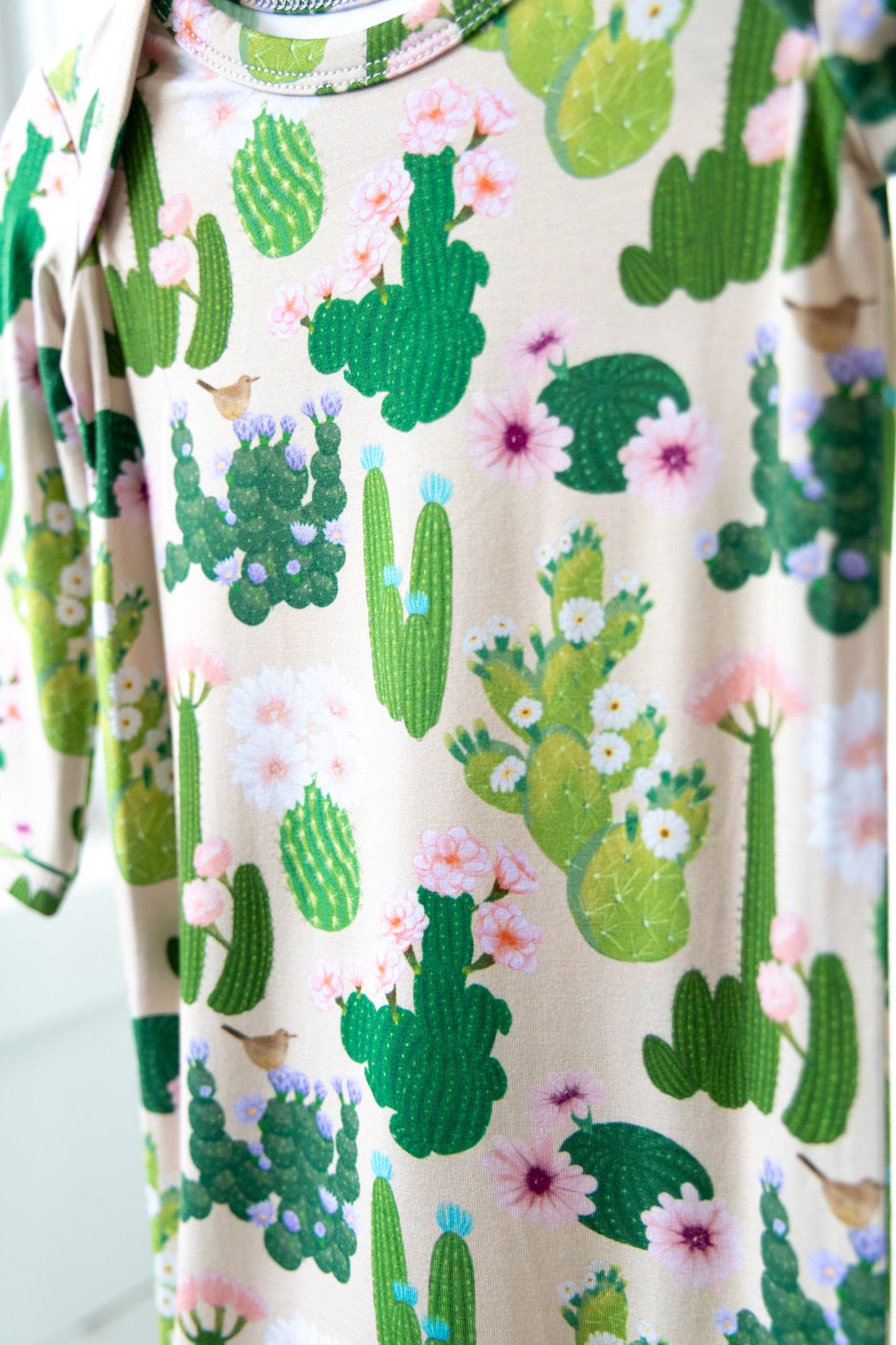 Cactus Blooms Knotted Gown