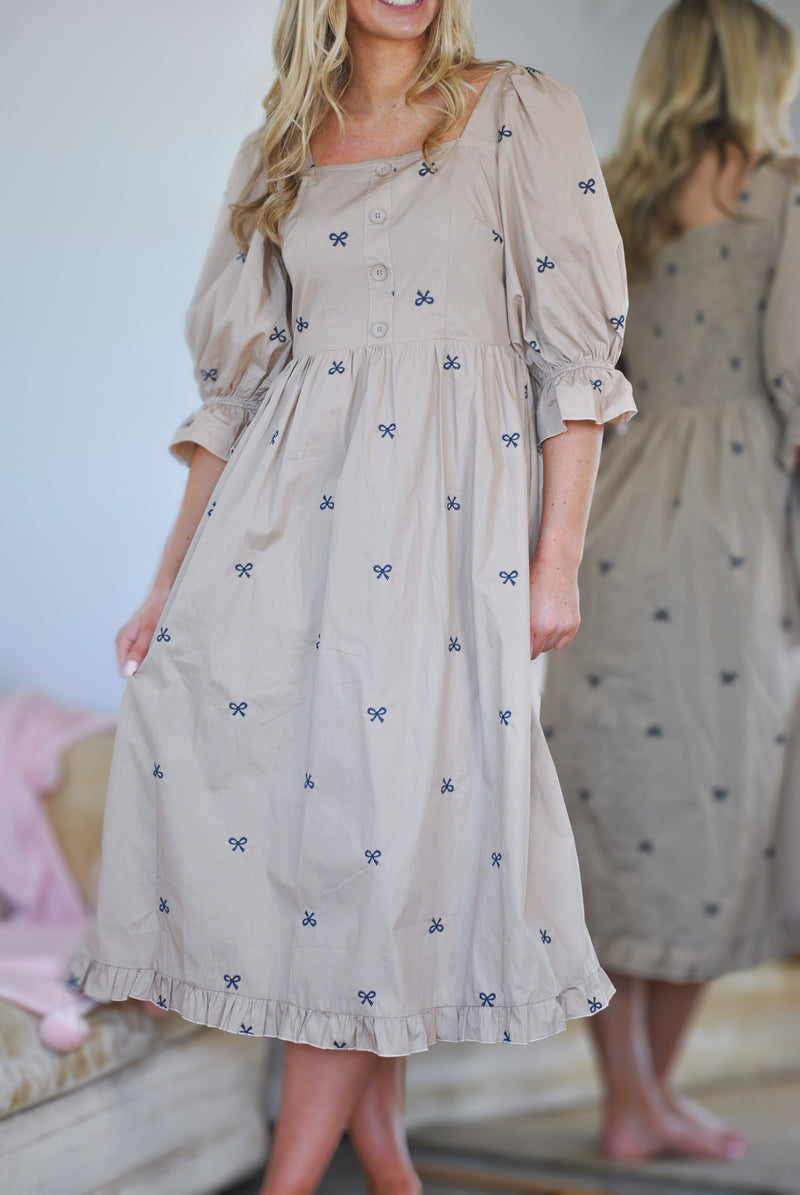 Covered In Bows Maxi Dress